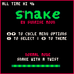 Snake Reloaded for the PICO-8